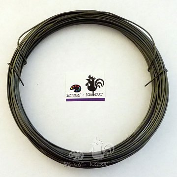 Drát černý vázací 1 mm 100g cca. 16 m