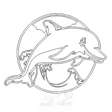Obrázek pro děti B/D 52 - delfín