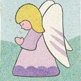 Obrázek pro děti A6 č. 4 anděl