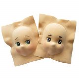Forma plastová - obličej na panenku 10,5 cm 1 ks