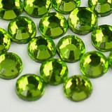 Nažehlovací kamínky zelená 24 ks / 4,5 mm