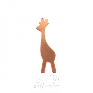 Měděný výsek - Žirafa