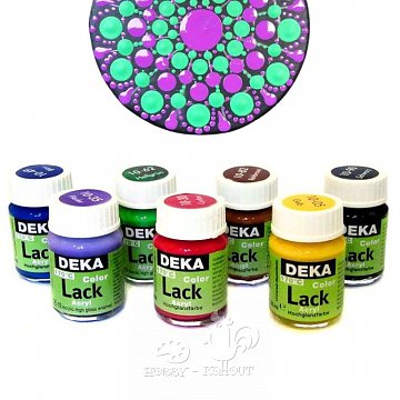 Akrylová barva - 25 ml Deka lesklá sortiment: