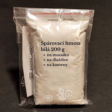 Spárovací hmota bílá 200 g