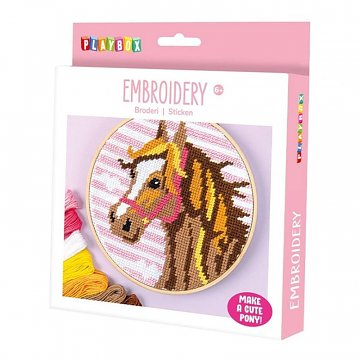 Dárková sada na vyšívání - kůň
