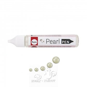 Kontura Perlen Pen - bílá perleťová