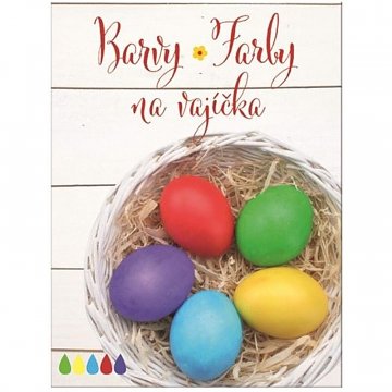 Barvy na vajíčka základní sada 5 ks