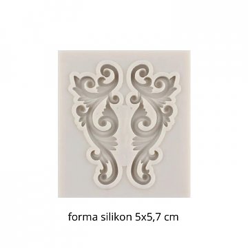 Forma silikonová - Ornamenty 2 motivy