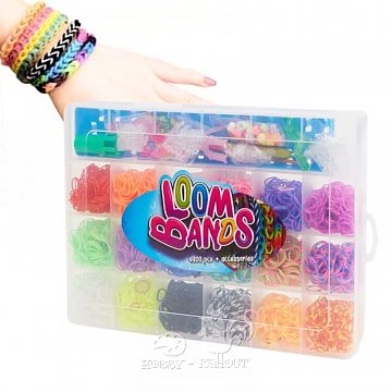 Dárková sada Loom Bands na gumičkování v boxu