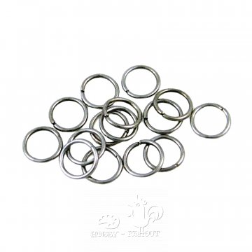 Kovové kroužky 8 mm platina 10g