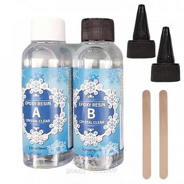 Křišťálová pryskyřice sada - 200 ml
