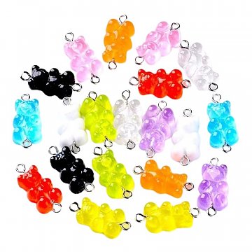 Haribo medvídek přívěsek plast se&nbsp;šroubovacími závěsy / 1 ks