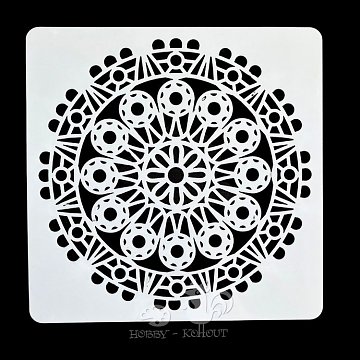 Šablony na malování: mandala malá