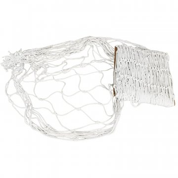 Síť dekorační rybářská 2 m x 1 m bílá