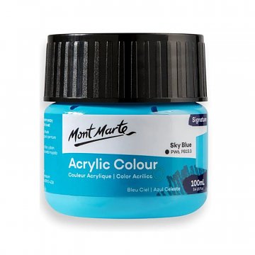 Akrylová barva Mont Marte 100 ml - modrá sv.