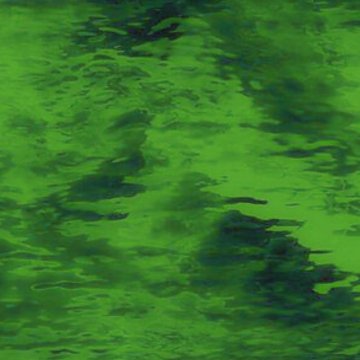 Sklo Spektrum 15 x 14 cm průhledná zelená vlnky