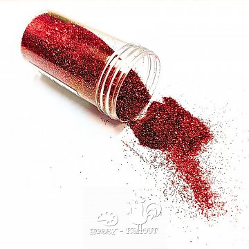 Flitry třpytky červené 10 g