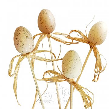 Plastové vajíčko na špejli - zápich do květníku