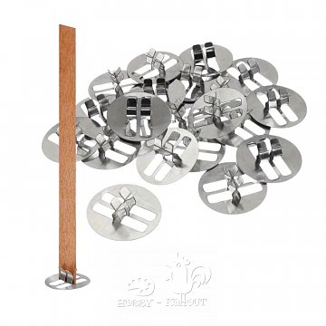 Kovový držák na dřevěné knoty - 1 ks