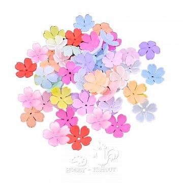 Kytičky plastové 14 mm - mix 25 ks