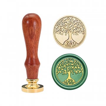 Pečetidlo na vosk s rukojetí - strom