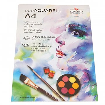 Blok Akvarel A4 / 10 listů 250 g