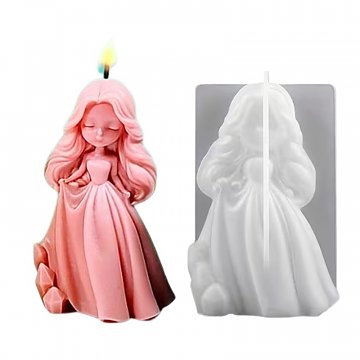 Forma silikonová - Princezna 10 cm