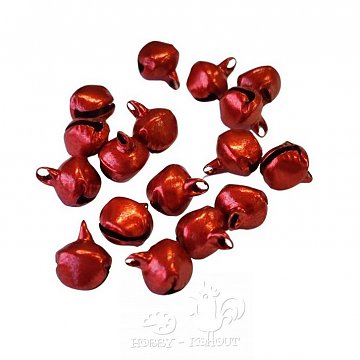 Rolnička červená barva 12 x 10 mm