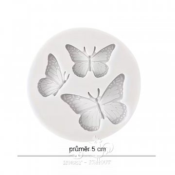Forma silikonová - Motýlci