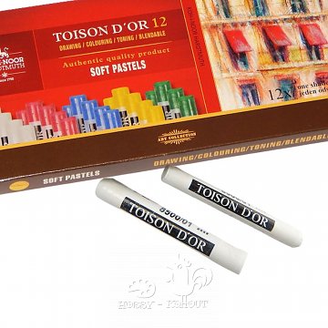 Křída prašná suchý pastel 1 ks - bílá