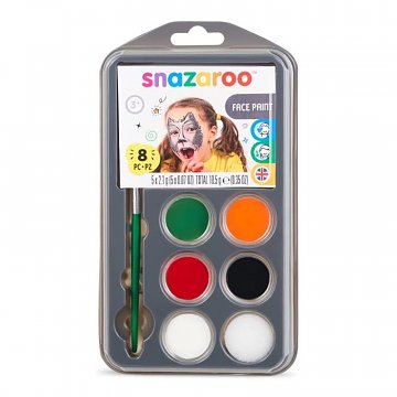 Barvy na obličej Halloween - sada 5 ks