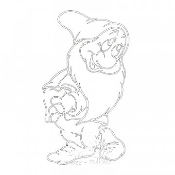 Obrázek pro děti B/D 43 - Trpaslík Stydlín