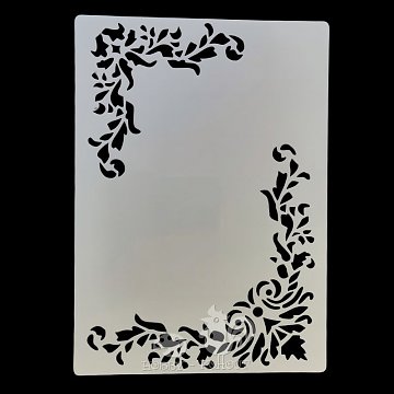 Šablony na malování: ornamenty 12x18 cm