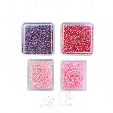 11/0 Korálky TOHO 10 g cca. 1000 ks - sortiment: