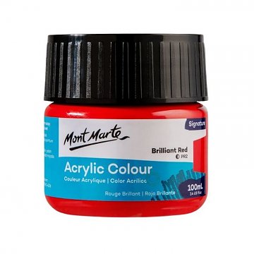 Akrylová barva Mont Marte 100 ml - červená