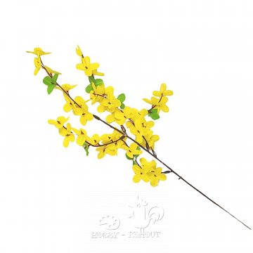 Dekorace - zlatý déšť větvička 45 cm