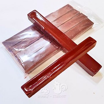 Pečetní pevný vosk -  červený 15 cm