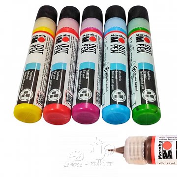 Akrylová barva DOT PEN Marabu - hnědá