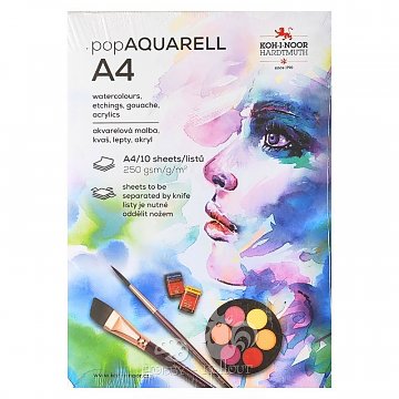 Blok Akvarel A4 / 10 listů 250 g