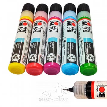 Akrylová barva DOT PEN Marabu - černá