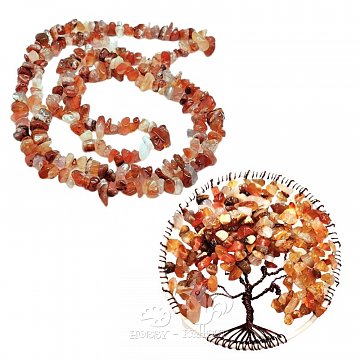 Minerály zlomky - Karneol 80 cm