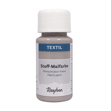 Barvy nezažehlovací na textil a sítotisk - šedá světlá 50 ml