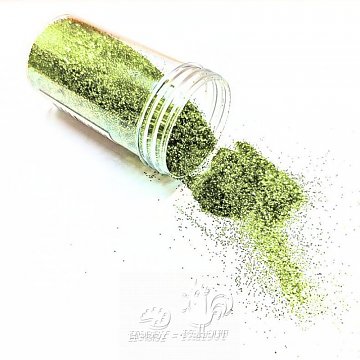 Flitry třpytky zelené světlé 10 g