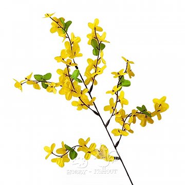 Dekorace - zlatý déšť větvička 50 cm