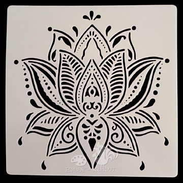Šablony na malování: mandala 15 x 15 cm