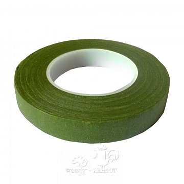 Květinářská páska tmavá zelená 18 m