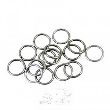 Kovové kroužky 10 mm platina 10g