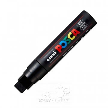 Akrylové popisovače Posca 15 mm široký černý