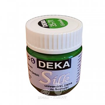 Barvy na hedvábí DEKA - 50 ml zelená olivová