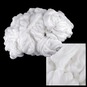 Bílá příze česaná 250 g extra silná